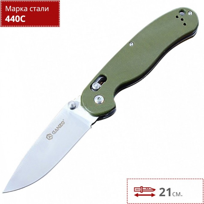 Нож GANZO G727M-GR Нож GANZO G727M-GR