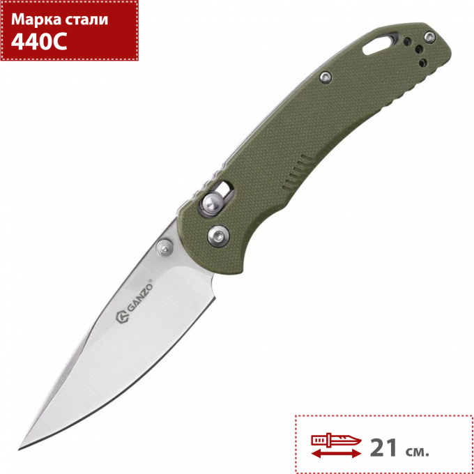 Нож GANZO G7531-GR Нож GANZO G7531-GR