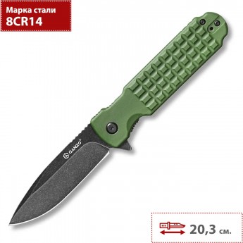 Нож GANZO G627-GR зеленый