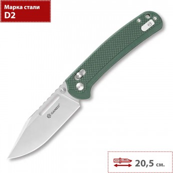 Нож GANZO G768-GB зеленый