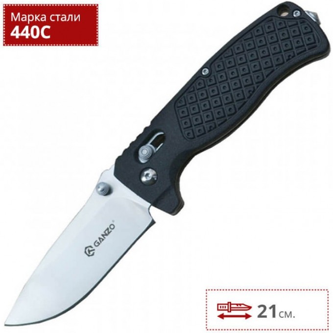 Нож GANZO G722-BK Нож GANZO G722-BK