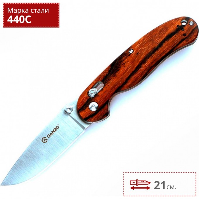 Нож GANZO G727M-WD1 Нож GANZO G727M-WD1