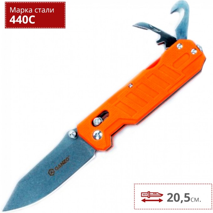 Нож GANZO G735-OR Нож GANZO G735-OR