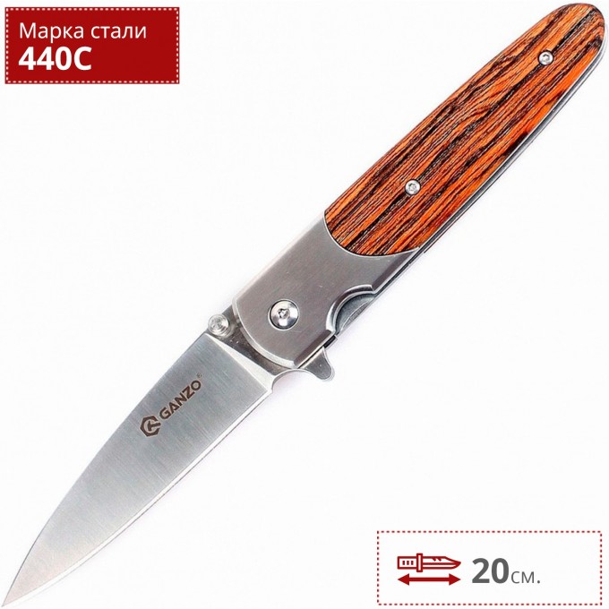 Нож GANZO G743-1-WD1 Нож GANZO G743-1-WD1